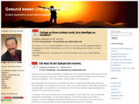 Screenshot des Blogs Gesund Essen und Abnehmen