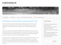 Screenshot des Blogs traditionsklubs.de