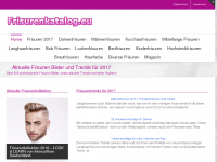 Screenshot des Blogs Friseur und Frisuren Blog