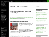 Screenshot des Blogs Jetztabnehmenohnesport