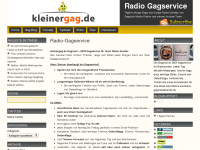 Screenshot des Blogs kleinergag.de