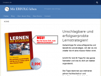 Screenshot des Blogs Mit Erfolg leben