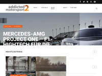 Screenshot des Blogs addicted to motorsport