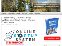 Screenshot des Blogs Smart online Geld verdienen