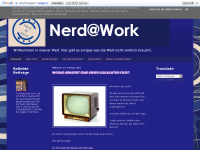 Screenshot des Blogs Nerd@Work