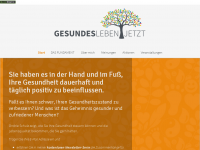 Screenshot des Blogs gesundesleben.jetzt