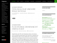Screenshot des Blogs Zeitgeister-Blog