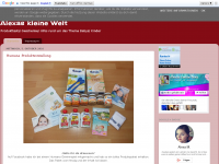 Screenshot des Blogs Alexas kleine Welt