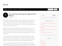 Screenshot des Blogs …there and back again