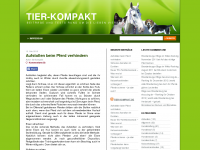 Screenshot des Blogs tier-kompakt.de