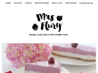 Screenshot des Blogs Mrs Flury | Recipes. Lovely, easy, delicious