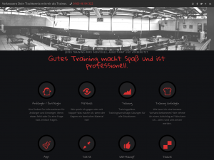 Screenshot des Blogs Tischtennis Training Berlin Brandenburg