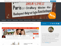 Screenshot des Blogs Zugreiseblog