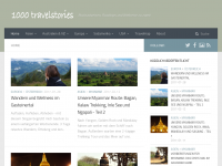 Screenshot des Blogs 1000travelstories