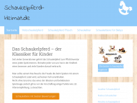 Screenshot des Blogs Schaukelpferd-heimat.de