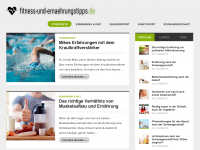 Screenshot des Blogs Muskelaufbau Zuhause