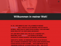 Screenshot des Blogs Asozial