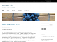 Screenshot des Blogs vegan4rock.de