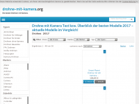 Screenshot des Blogs Drohne kaufen Ratgeber