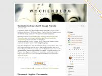 Screenshot des Blogs Wochenblog