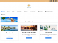 Screenshot des Blogs Urlaub Strand und Meer