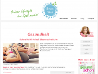 Screenshot des Blogs Sina’s Welt