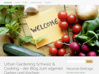 Screenshot des Blogs Pastamici Urban Gardening & Cooking
