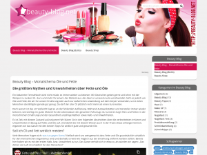 Screenshot des Blogs Beauty Blog