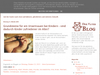 Screenshot des Blogs Der Vater Blog