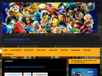 Screenshot des Blogs MyDimensions