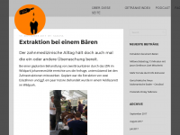 Screenshot des Blogs Saure Zähne