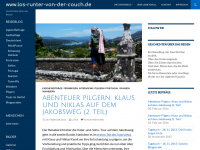 Screenshot des Blogs los-runter-von-der-couch.de
