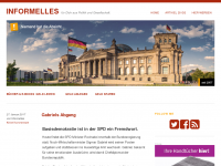 Screenshot des Blogs Informelles
