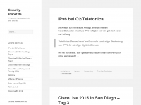 Screenshot des Blogs Security-Planet.de
