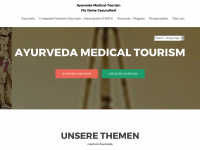 Screenshot des Blogs www.ayurveda-medical-tourism.com