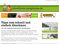 Screenshot des Blogs Abnehmen schnell und einfach Tipps – Abnehmplan kostenlos