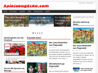 Screenshot des Blogs Spielzeugecke.com – Spielzeug-Magazin