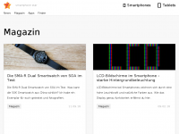 Screenshot des Blogs smartphone star