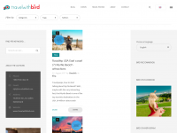Screenshot des Blogs travelwithBIRD
