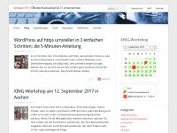 Screenshot des Blogs faltmann PR | Öffentlichkeitsarbeit für IT-Unternehmen