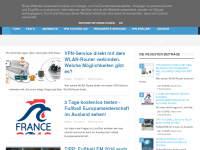 Screenshot des Blogs Schütze Deine Identität im Internet – Blog