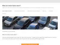 Screenshot des Blogs Autowert online ermitteln