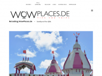 Screenshot des Blogs WowPlaces