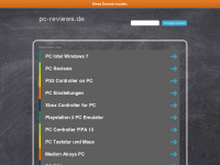 Screenshot des Blogs Pc-Reviews.de