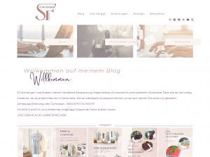 Screenshot des Blogs StrickFisch
