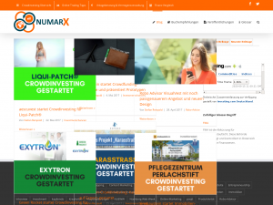 Screenshot des Blogs NUMARX