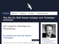Screenshot des Blogs Rabe Finanzakademie