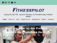 Screenshot des Blogs fitnesspilot