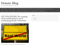 Screenshot des Blogs Drizzis Blog