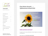 Screenshot des Blogs Lebensduft
